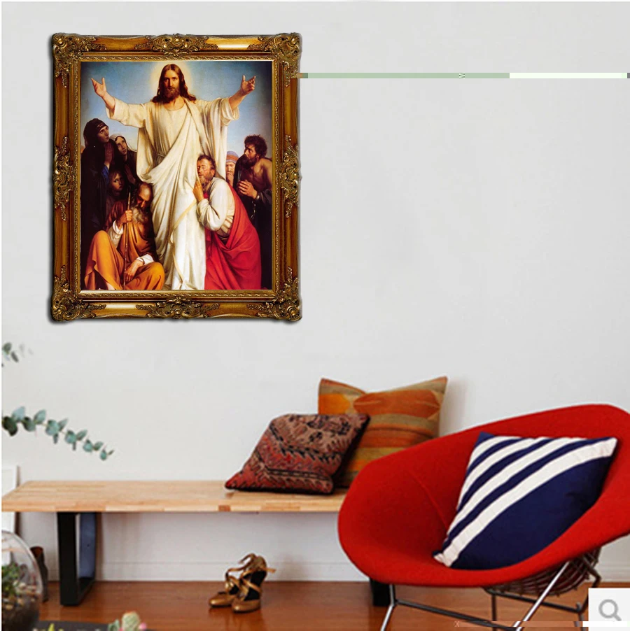 Free Shipping DIY Diamond Painting Cross Stitch Calico Fabric Needlework Mosaic Embroidery Religious SeriesK | Дом и сад
