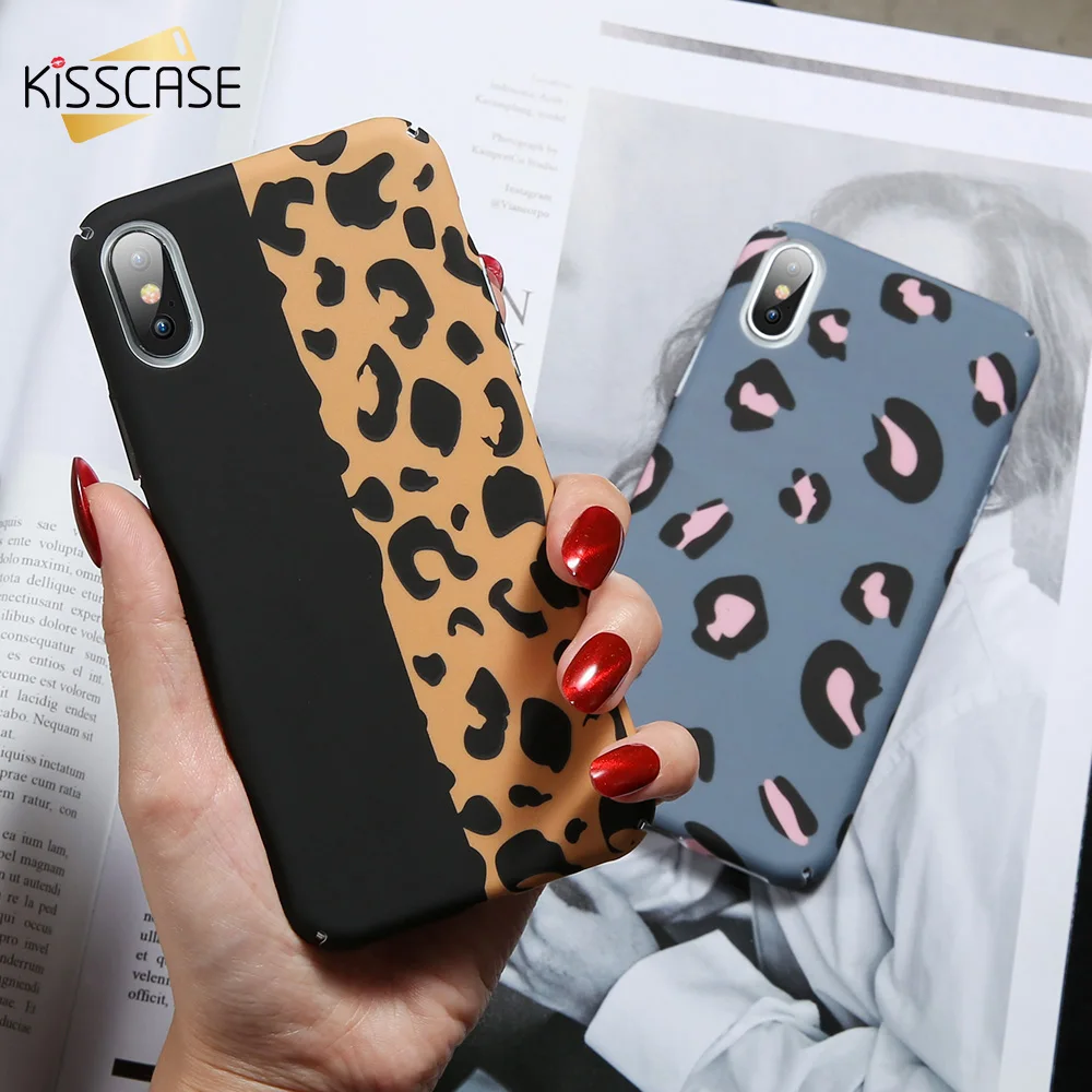 Леопардовый чехол KISSCASE для Samsung Galaxy A7 A5 A3 2017 A8 A6 Plus 2018 роскошный с принтом Note 9 8 J4 J6 J8