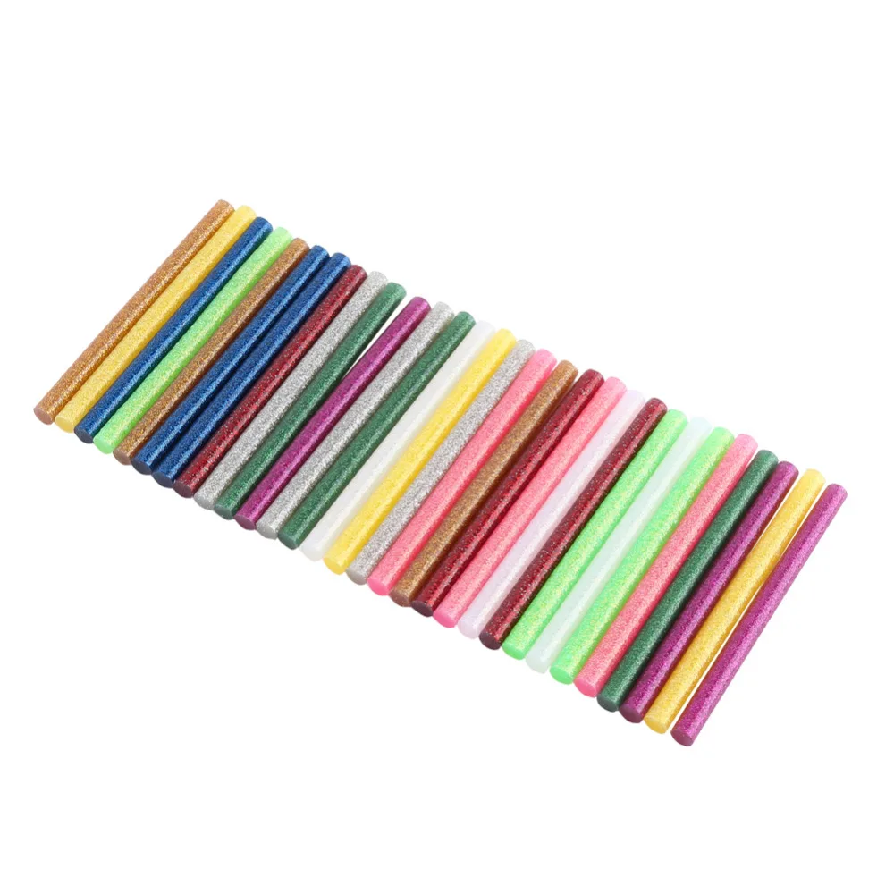 30 шт./лот многоцветные клеевые палочки для горячего расплава набор палочек
