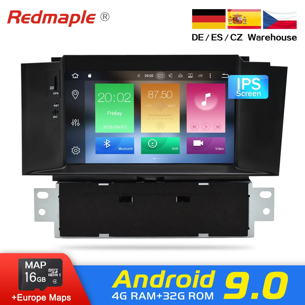 4G Android 9.0 Восьмиядерный Android 9,0 автомобильный dvd-плеер для Citroen C4 C4L DS4 2011- Авто навигация Мультимедиа gps стерео 4 Гб ram 64 Гб rom - Цвет: 4G Android 9.0