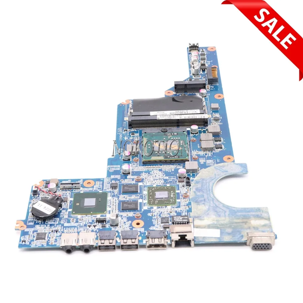 NOKOTION DA0R12MB6E0 636372-001 основная плата для hp Pavilion G4 G4-1000 материнская плата для ноутбука HM55 DDR3 HD 6470M Бесплатный процессор