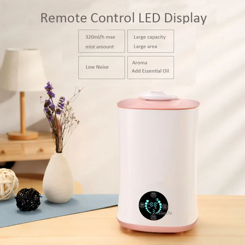 Увлажнитель воздуха ультразвуковой с фильтром и пультом дистанционного