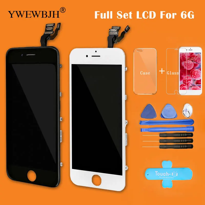 YWEWBJH высококачественный AAA полный комплект для iPhone 6 экран с фронтальной камерой