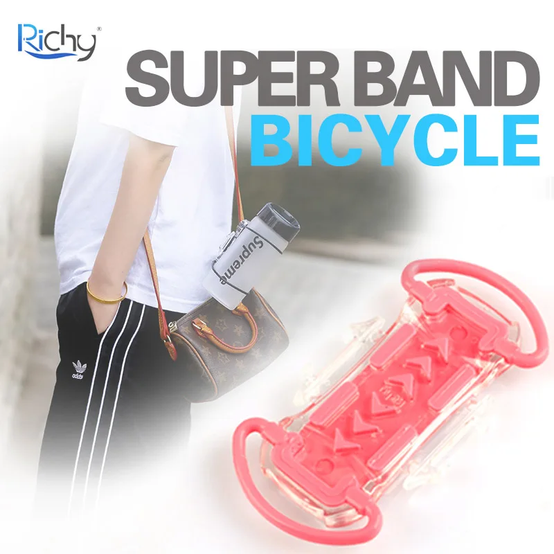 CLAIRE Silicone Bike Water Bottle Rack Bicycle Shockproof Water Bottle Cage  Drink Holder Cycling Anti Slide Phone Mount Holder