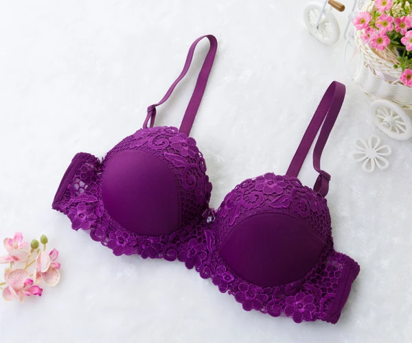 313Factory direct push dozen color polyester breathable sexy bra care gather shipping | Женская одежда