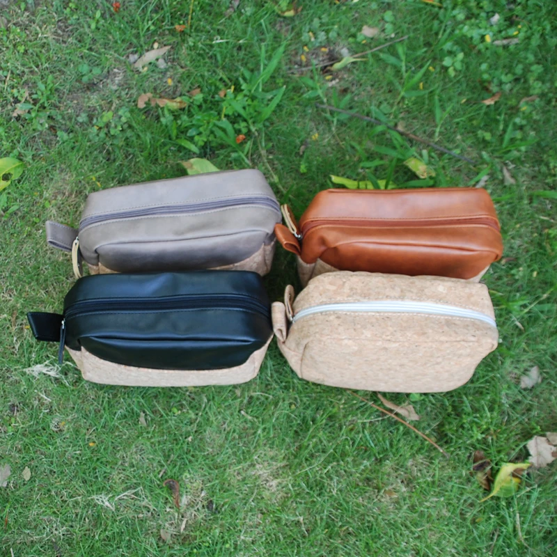 Пробковая полиуретановая косметичка оптом Заготовки Ручной работы мужская