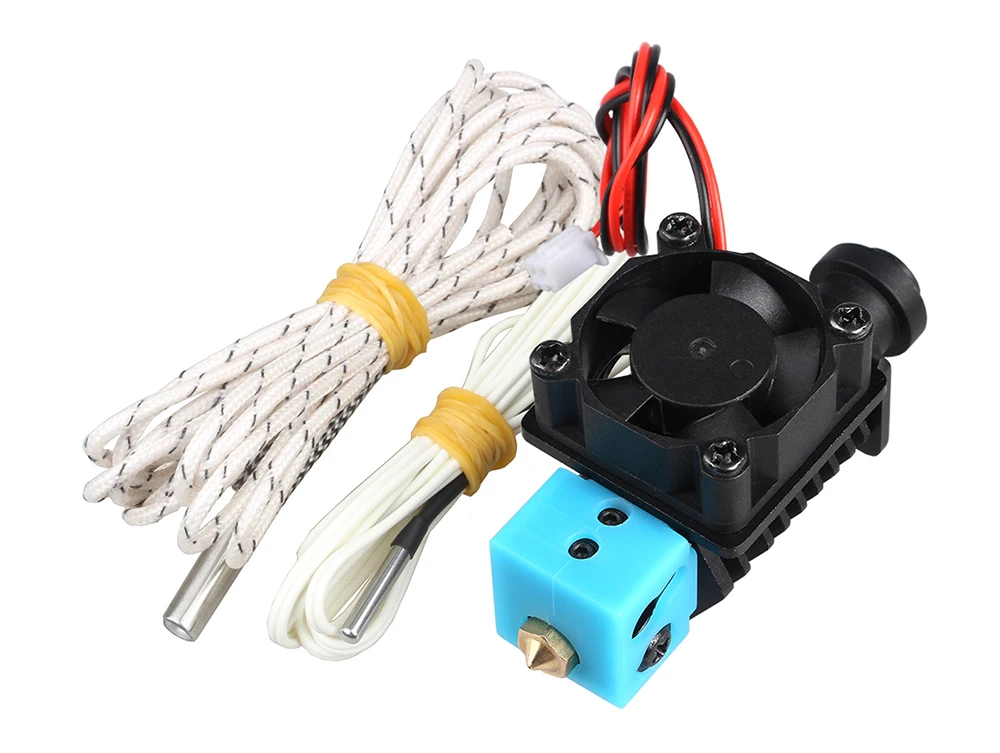 3DSWAY части 3d принтера XCR-BP6 улучшенный 3D V6 шестигранный Универсальный Hotend комплект 0,4 мм/1,75 мм прямой через горло экструдер комплект