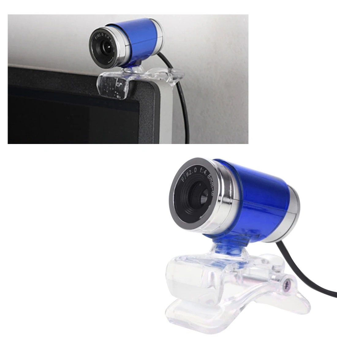 Etmakit продвижение USB 2 0 12 мегапиксельная HD камера Веб-камера с микрофоном клип на 360