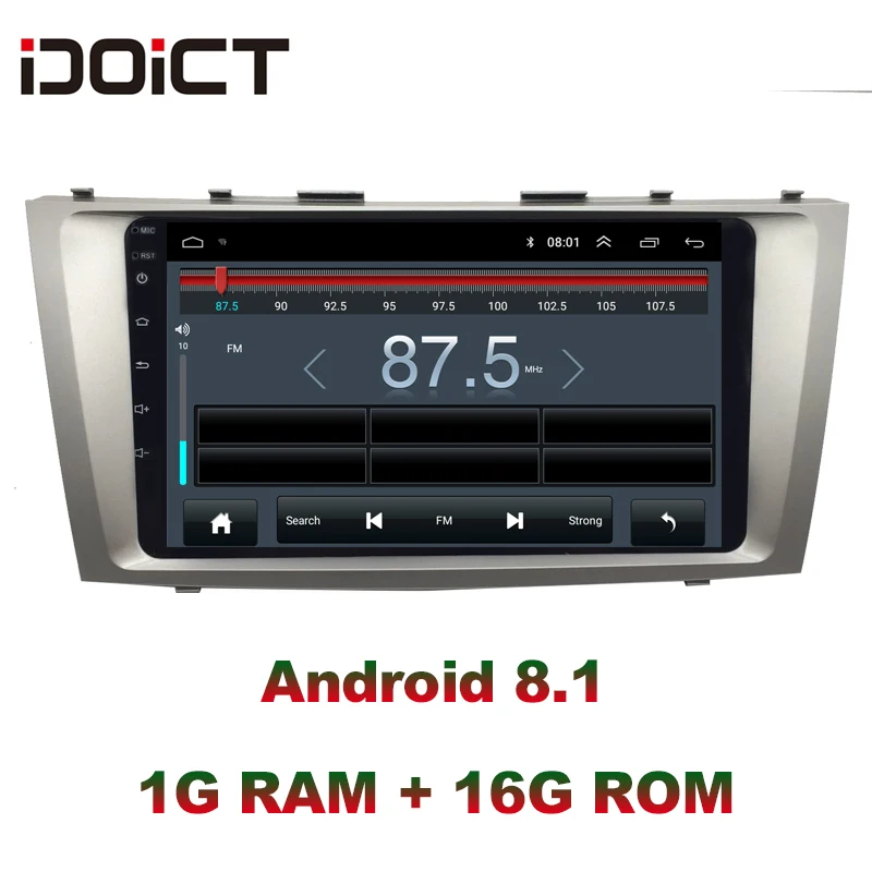 IDOICT Android 8,1 dvd-плеер для автомобиля gps навигация Мультимедиа для Toyota Camry радио 2006-2011 wifi BT