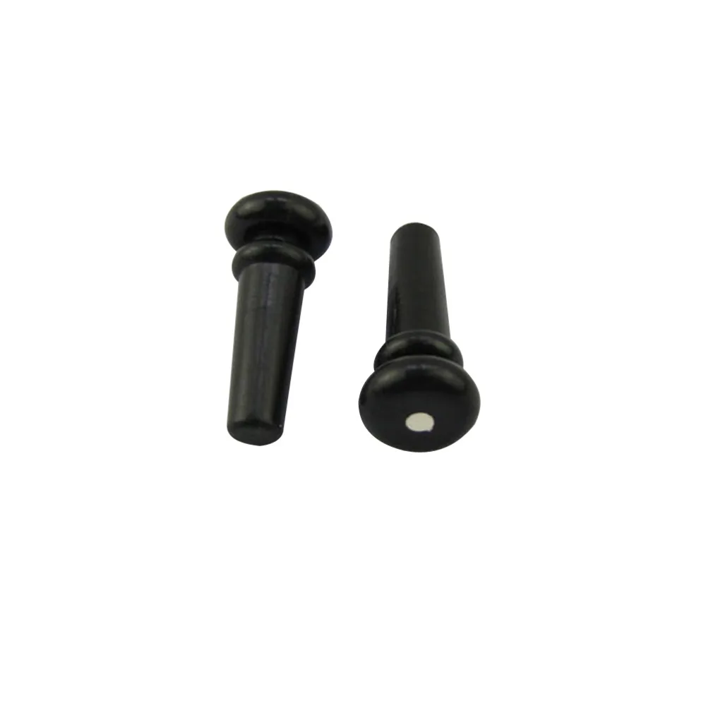 

Пластиковая гитара Musiclily Endpin, черный корпус с белой точкой (2 шт.)