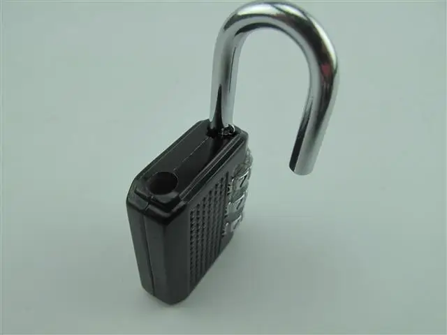 Сбрасываемый 3-значный комбинированный навесной замок черный Дорожный чемодан