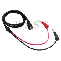 bnc q9 to dual 4mm stackable shrouded banana plug with test leads probe cable 120cm