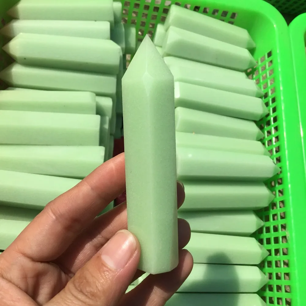 

Beautiful Luminous stone point polished Healing wand