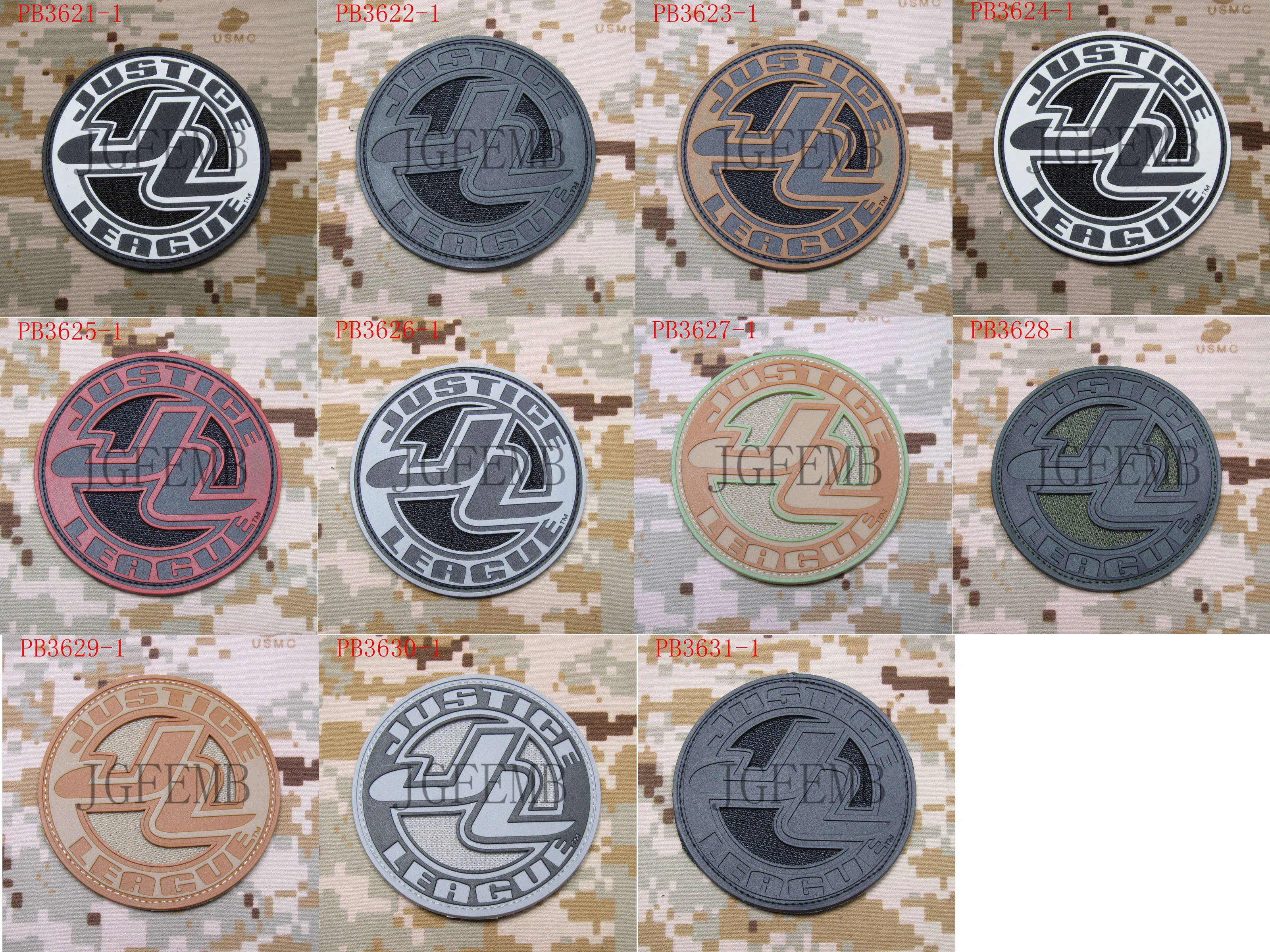 Лига Справедливости Мстители тактический боевой дух 3D ПВХ патч | Дом и сад