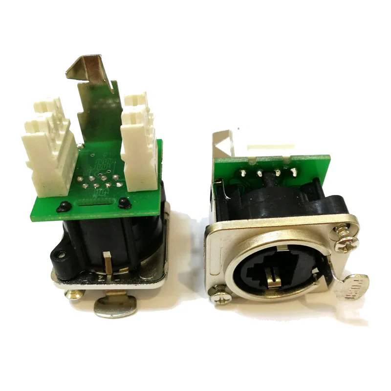 10 шт./лот D-Тип NE8FDP Ethercon RJ45 Feedthru D-панель серии крепление домкрат Панель крепление разъем
