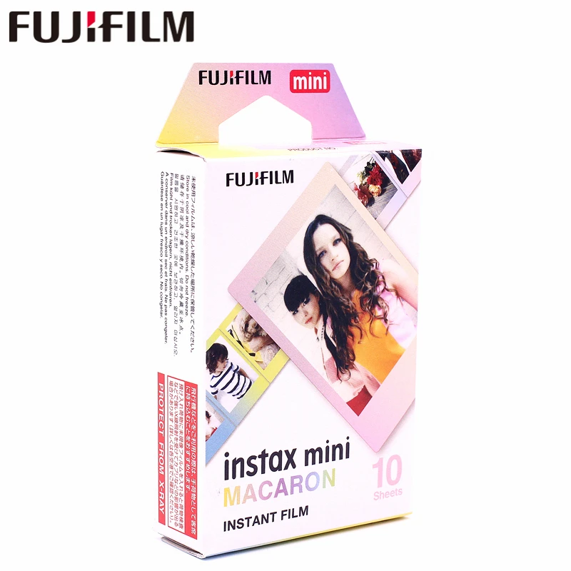 Оригинальная Fujifilm 10 листов Instax Mini новая фотобумага Macaron для 8 7s 25 50s 90 9