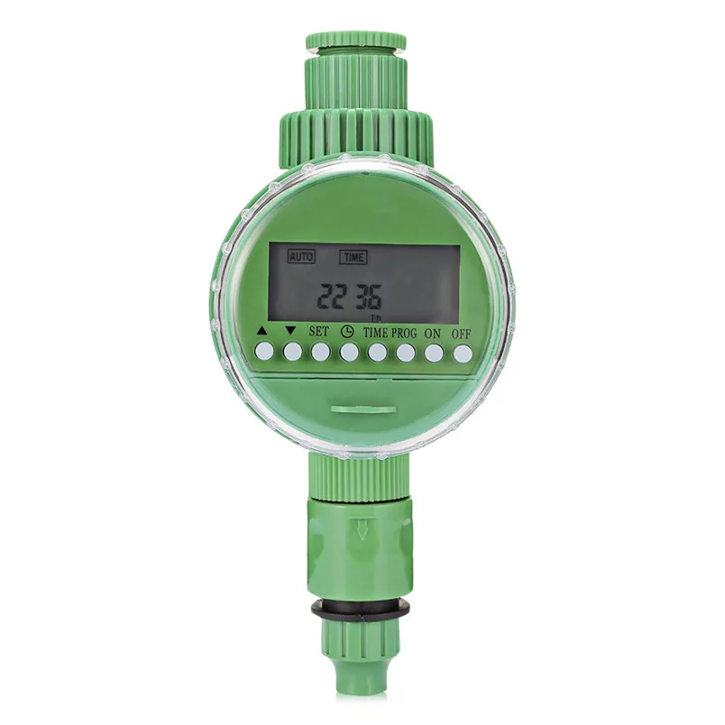 GREEN TIMER 2 only 25 м микро система капельного орошения завод автоматический спрей парник Полив наборы садовый шланг Регулируемый капельный спринклер XJ - Цвет: GREEN TIMER 2 only