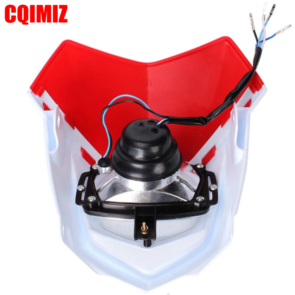 Передняя фара для мотоцикла байка-внедорожника DRZ XT WR KX XR YZF CRF MX обтекатель Фар H4 35