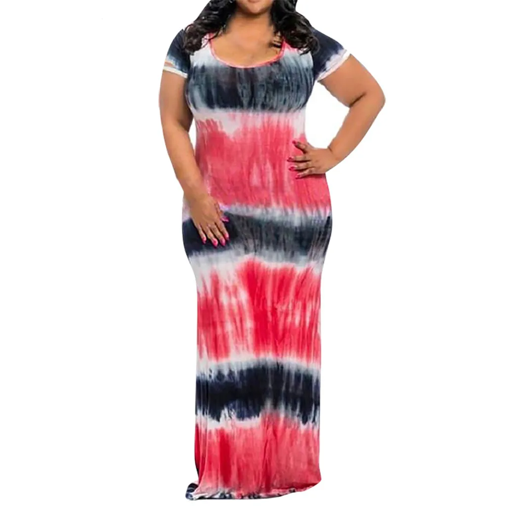 Женское Повседневное платье SAGACE повседневное приталенное большого размера с