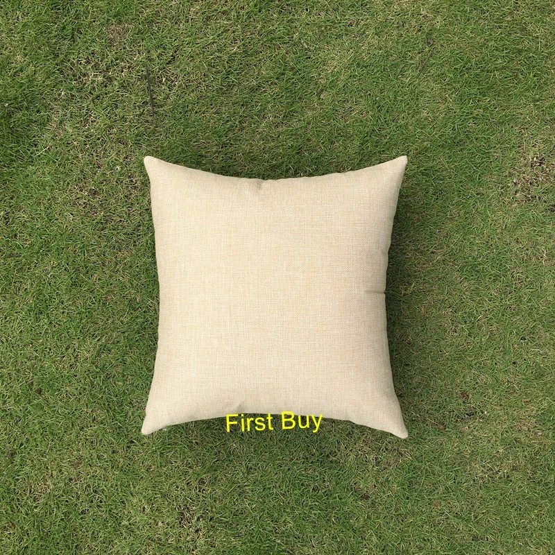 100 шт./лот индивидуальная Рождественская наволочка с монограммой льняная