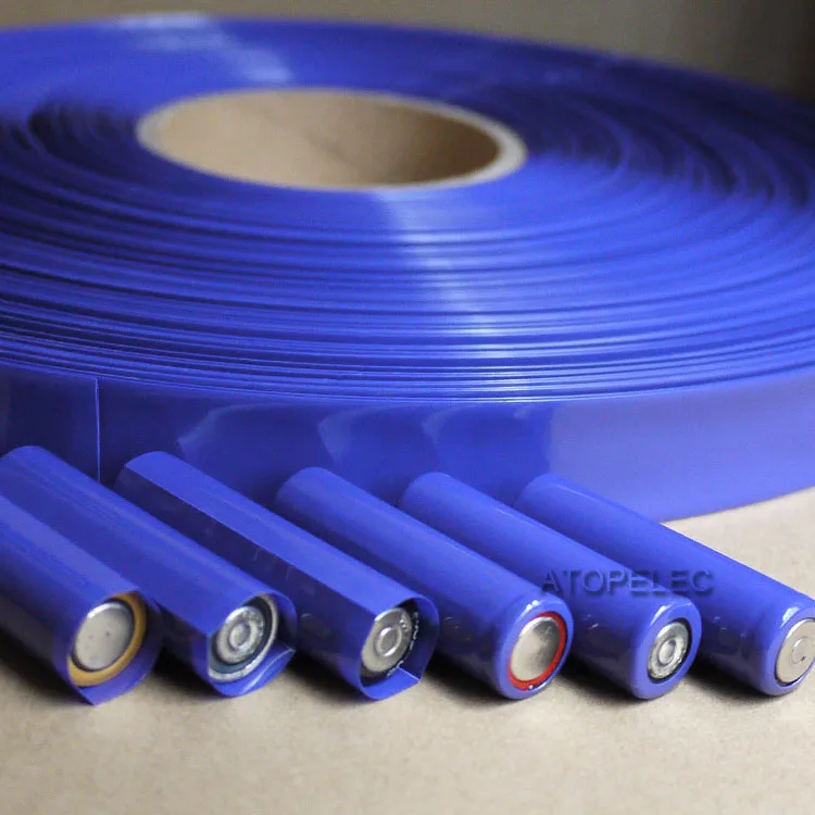 Фиолетовый 2 м(AA 14500 battery wrap) ширина 23 мм/диаметр 14,5 мм ПВХ 2:1 термоусадочная трубка черный/красный/оранжевый/желтый/зеленый/синий/белый/прозрачный - Цвет: Фиолетовый