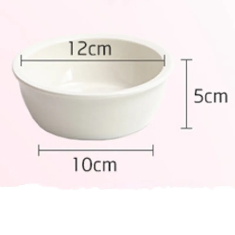 Кошка Собака миска-кормушка Керамика посуда 1/2/3 миски Еда миска для воды и бамбуковым корпусом противоскольжения товары для домашних животных, собаки кошки кормушки