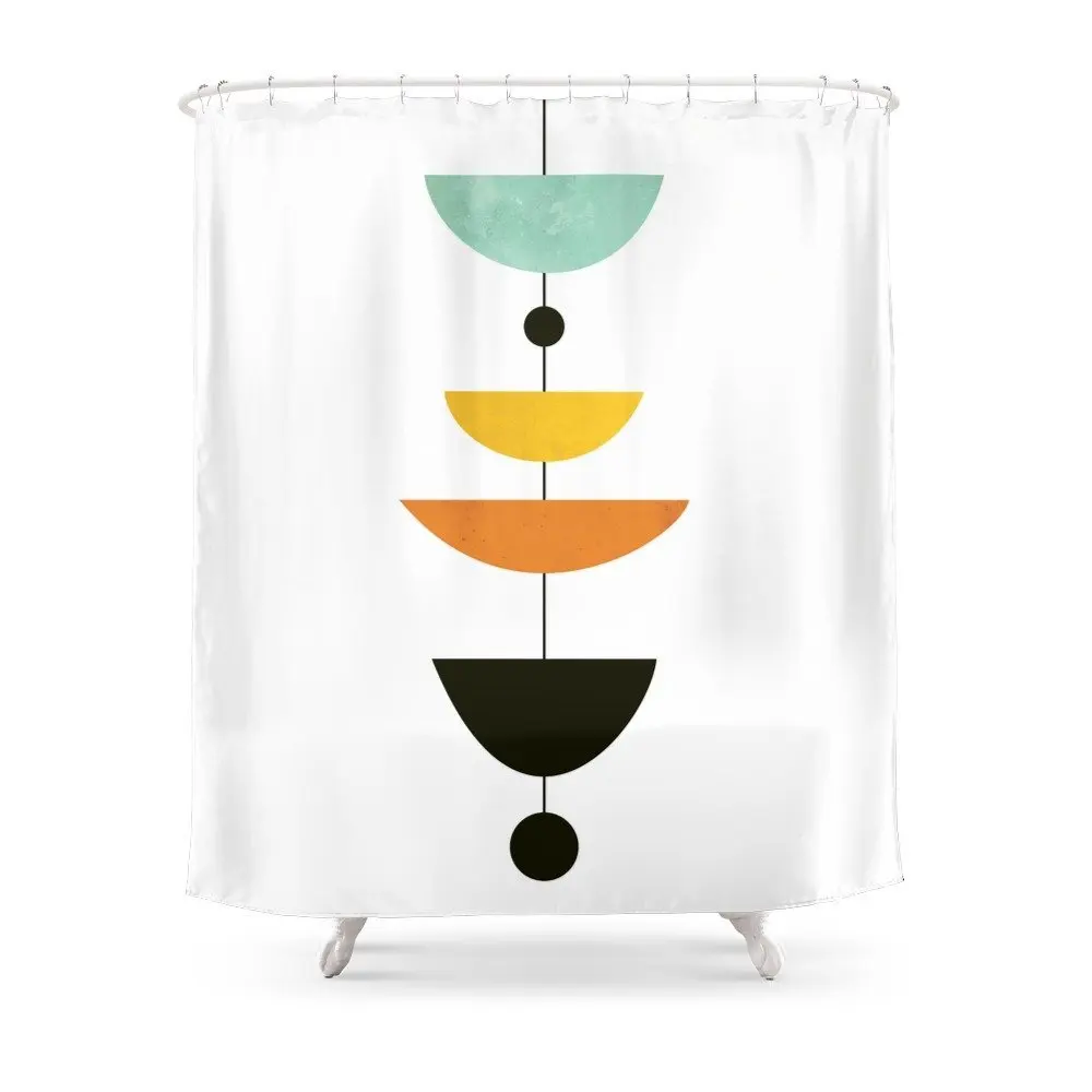 Занавеска для душа Mid Century|shower curtain|art shower curtaincurtains curtains |