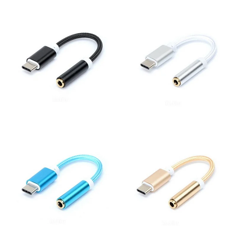 Кабель для наушников Type-C-3 5 мм адаптер аудио разъем телефона кабель USB 3 1 Type C