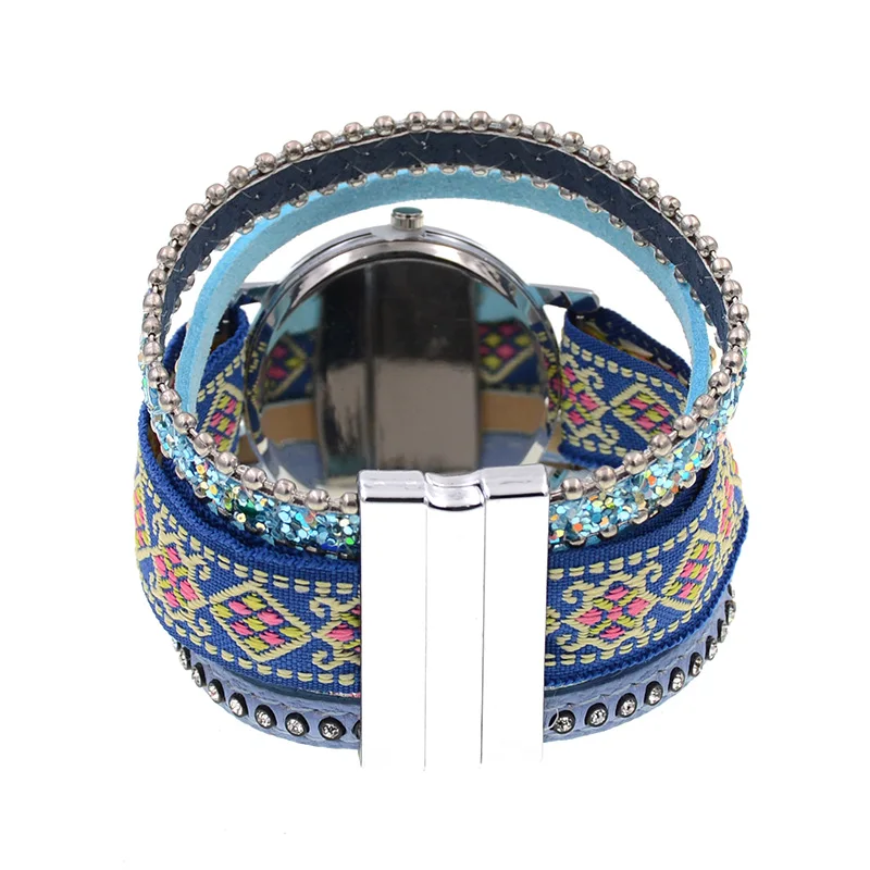 WELLMORE женские часы кожаный браслет модные и повседневные красочные Туманность