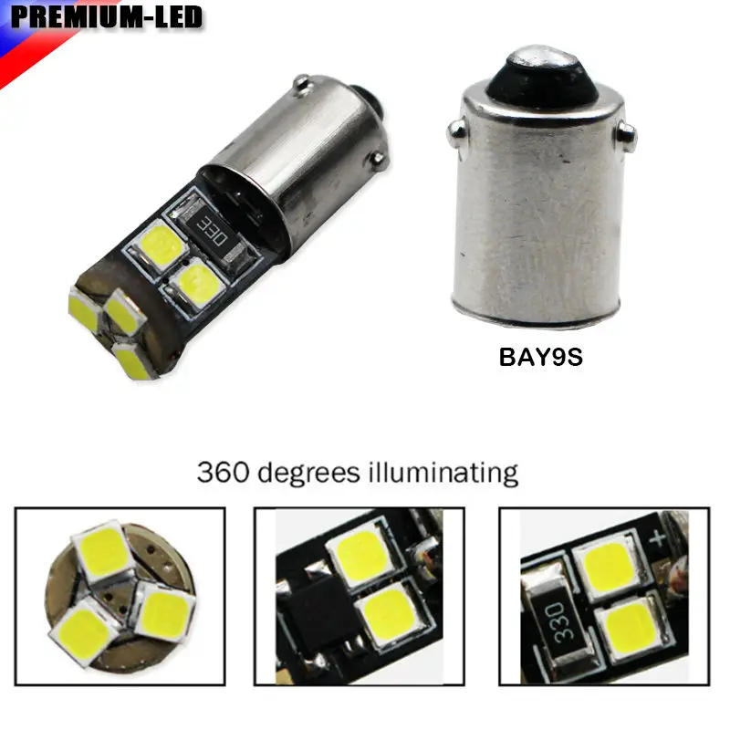 (2) CAN bus без ошибок H21W BAY9s 120 degress светодиодный сменный фонарь для позиционирования