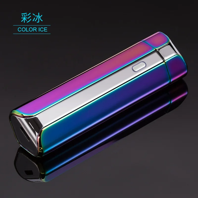 Двухдуговая импульсная Крестовая зажигалка USB электрическая двухдуговая