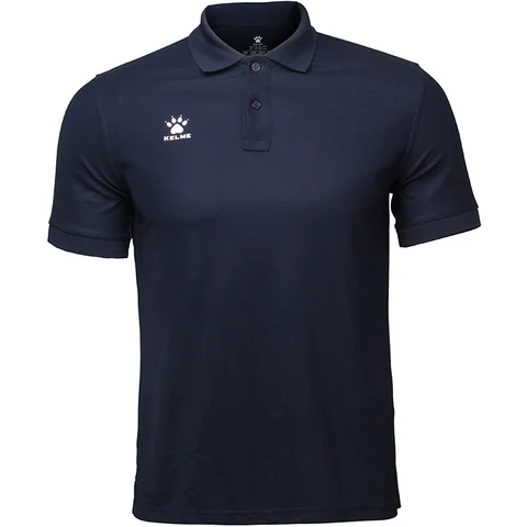 KELME Мужская тренировочная футболка-поло из полиэстера