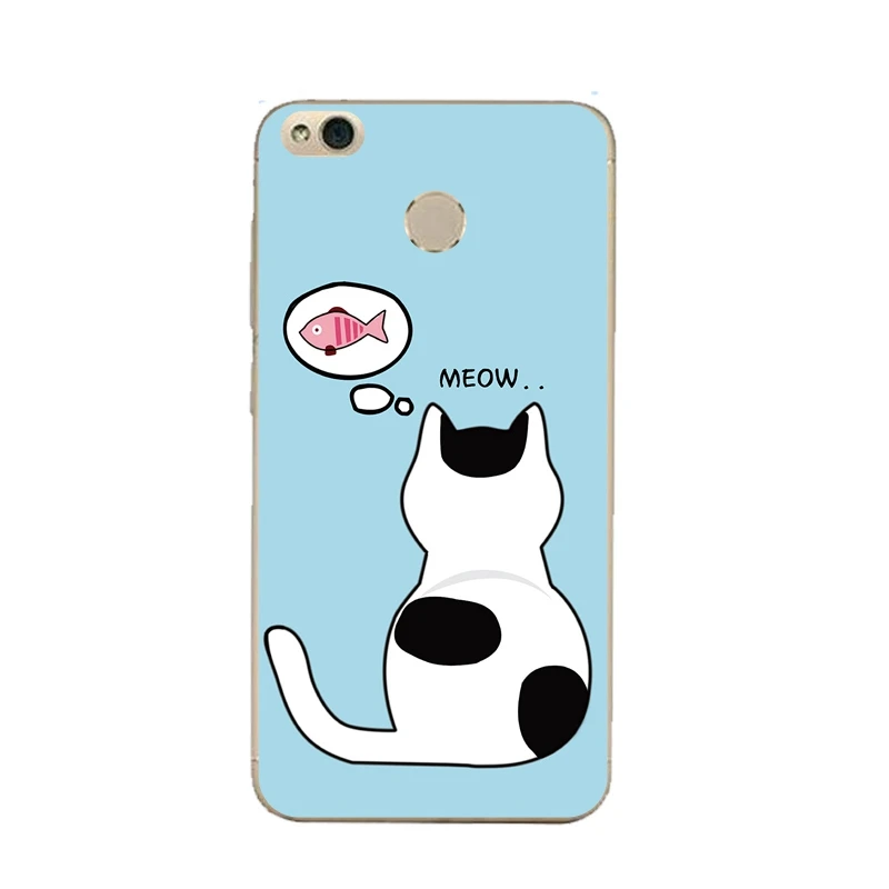 Cartoon Cat F Soft Clear TPU Phone Case For xiaomi redmi 4x 4a note5a note4x 5s mi6 note3 Dog Cover Free Shipping | Мобильные