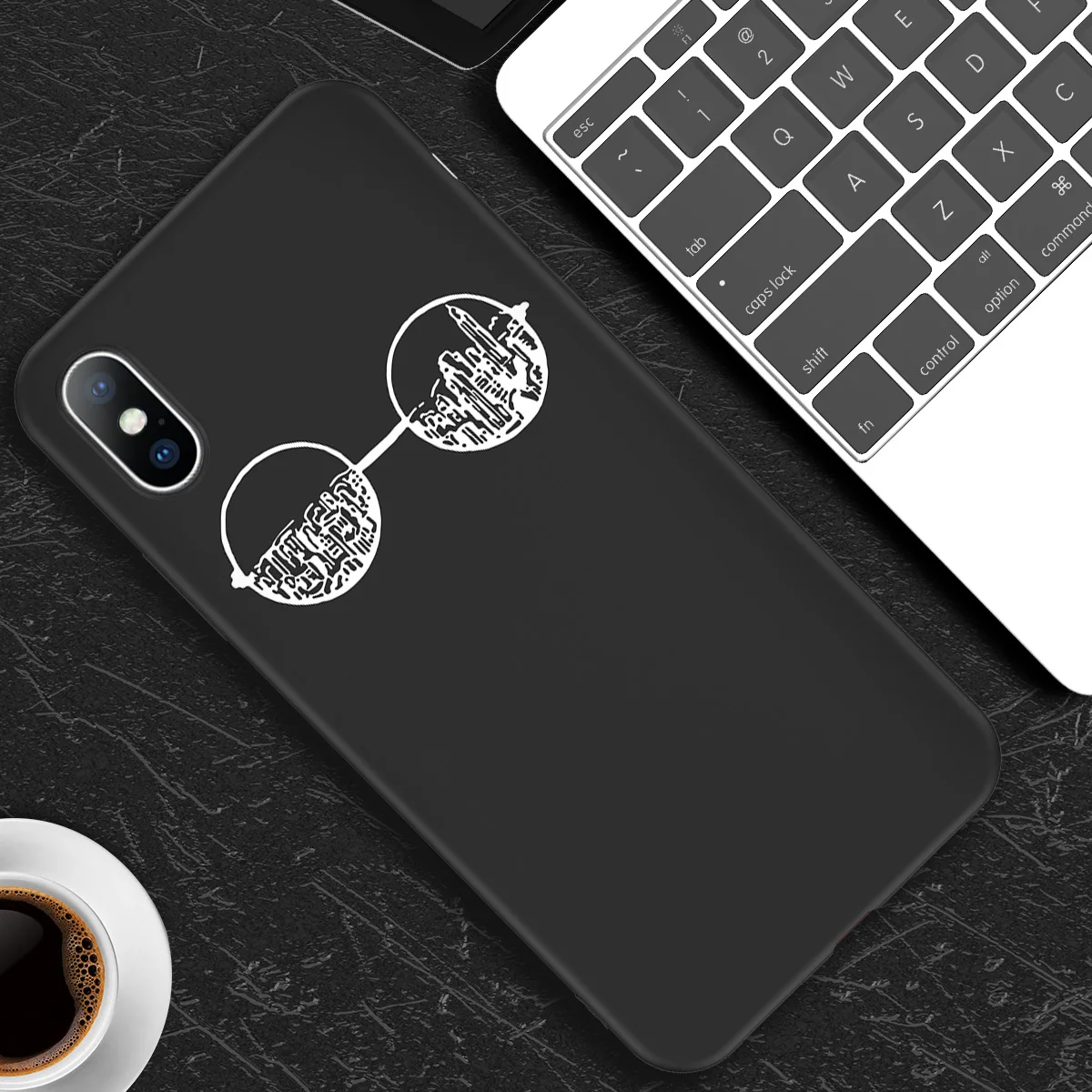 3442 Силиконовый чехол Lovebay для iPhone 6, 6 s, 7, 8 Plus, X, XR, XS, Max, 5S, SE, мягкий чехол для телефона, луна, звезды, планета, задняя крышка, чехол для iPhone X - Цвет: 3442