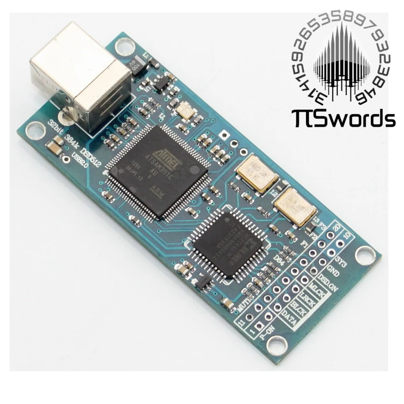 Piswords HIFI Combo 384 USB к цифровому интерфейсу I2S см. Amanero IIS поддержка DSD512 32 бит 384K выход