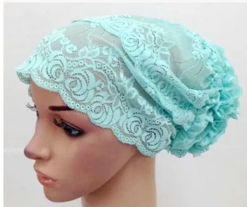 (20 шт./лот) 2019 Новый мусульманский головной убор с цветочным кружевом TT076|hat light|hijab
