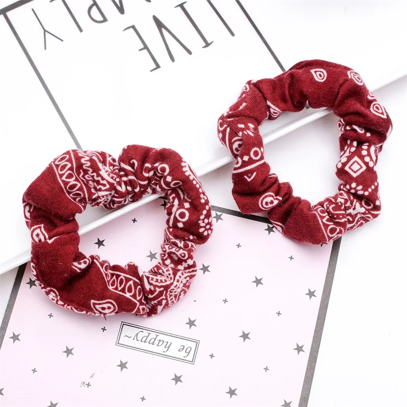 Модные женские резинки для волос хлопковые эластичные женщин аксессуары девушек