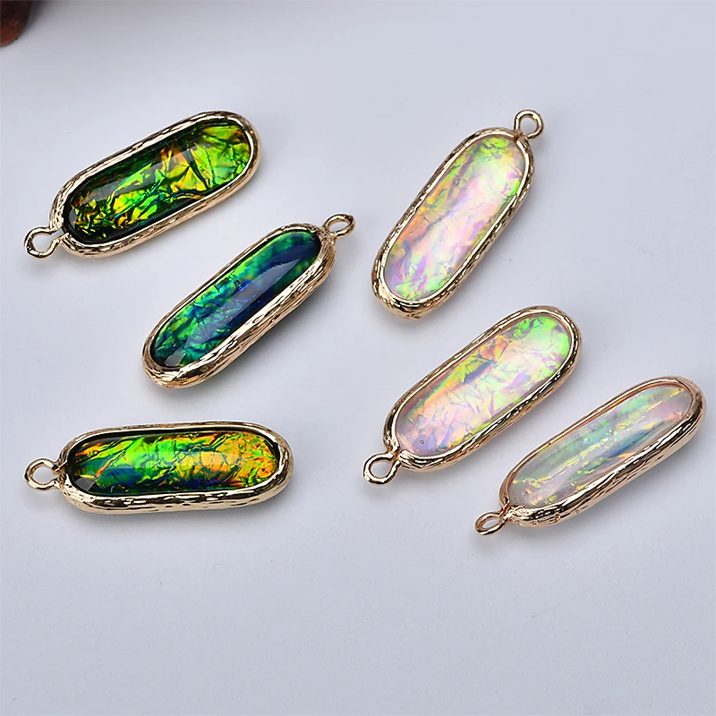 Бледно золотой позолоченный 14 к подлинный Роскошный кулон ручной работы из