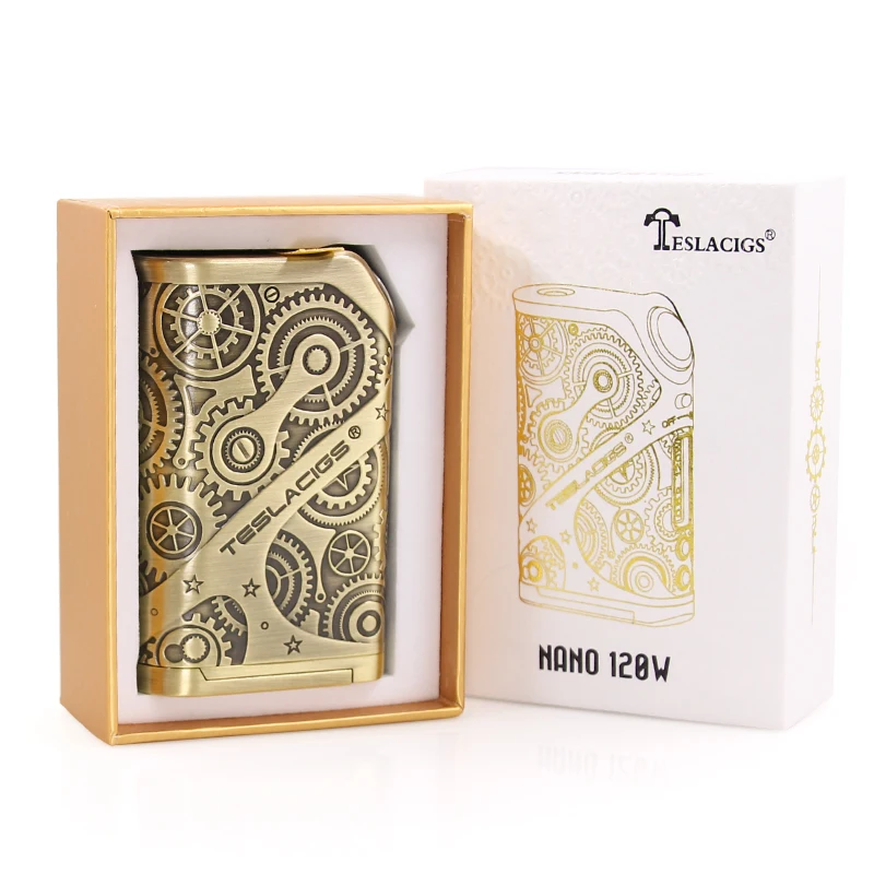 Оригинальный Tesla Nano 120 Вт механический боксмод Vape для ARROW RDTA Танк испаритель