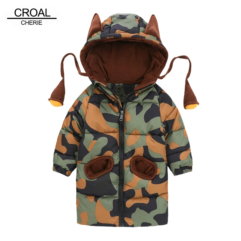 Детские зимние куртки CROAL оценки 80 120 см для девочек подростков теплые детские