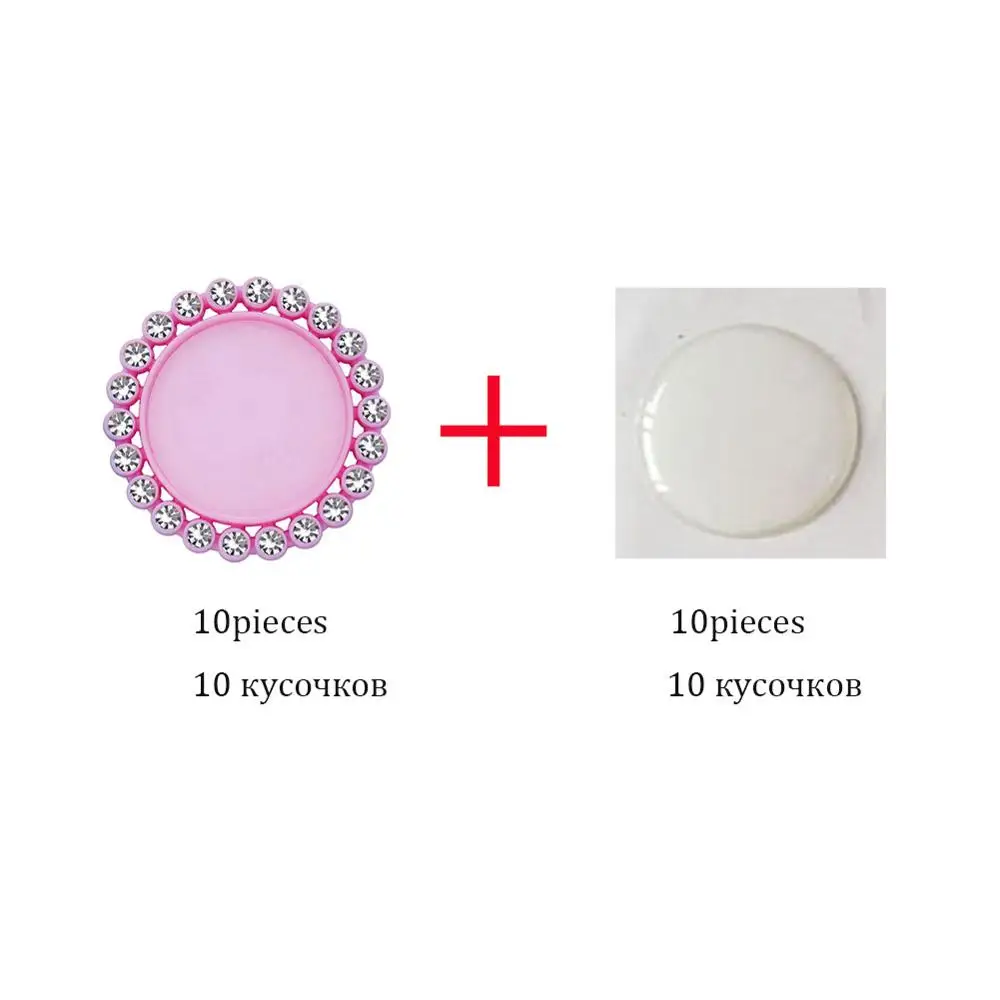 lt pinkX cap sticker Стразы на кнопках, крышки для бутылок, крышки для ключей, крышки для кабошонов, размер 25 мм, 1 дюйм и 20 мм, 10 шт., BTN-5654 - Цвет: lt pinkX cap sticker