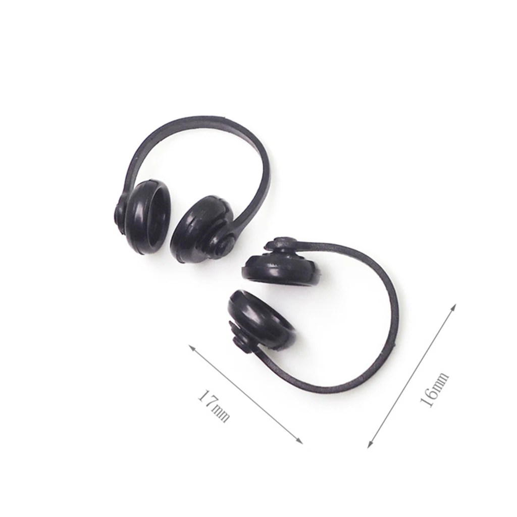 2pcs 1:12 Scale Dollhouse Miniature Accessories Mini Doll House Earphone Headset Headphone Decor Collection Gift |