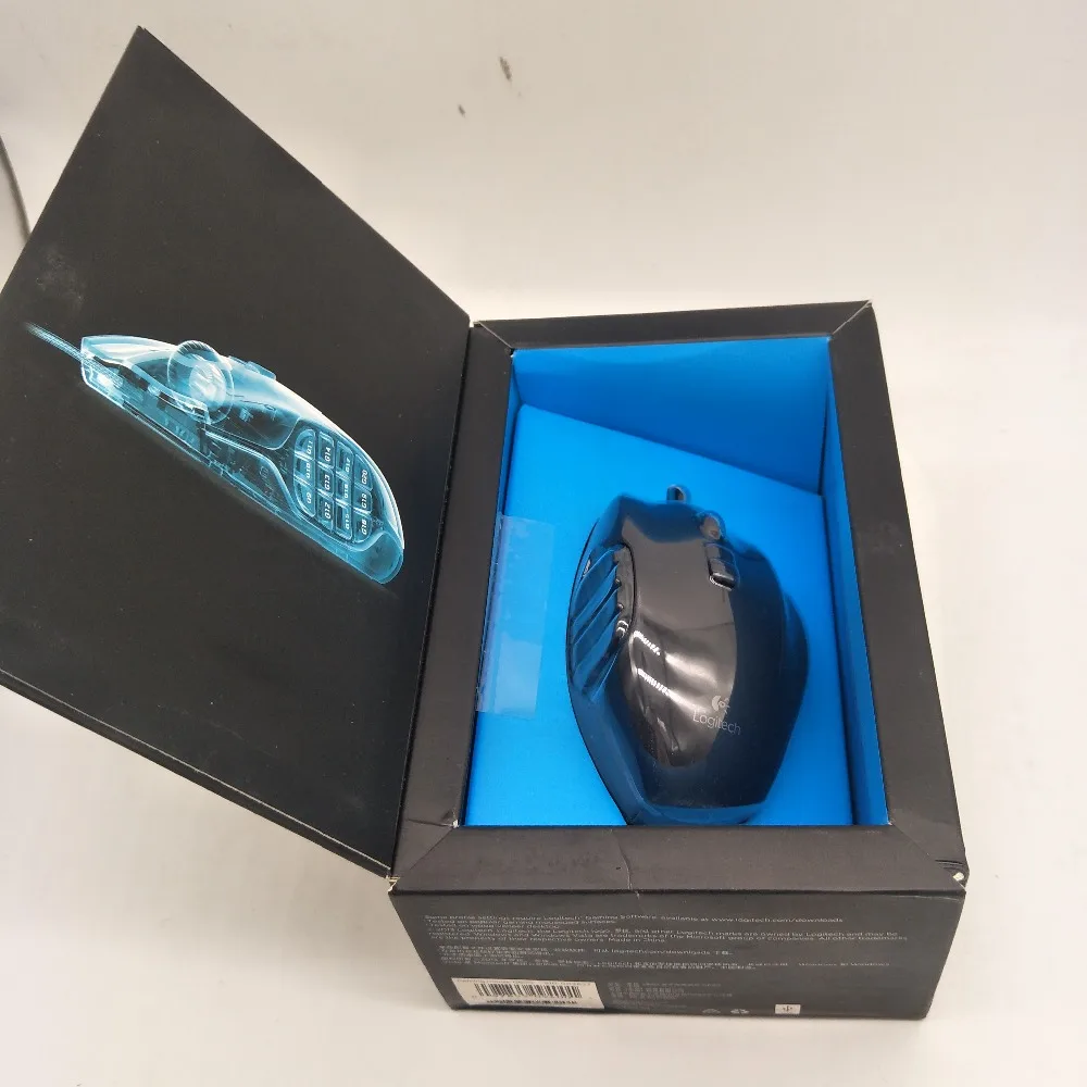 Игровая мышь logitech G600 MMO с RGB подсветкой и 20 программируемыми кнопками