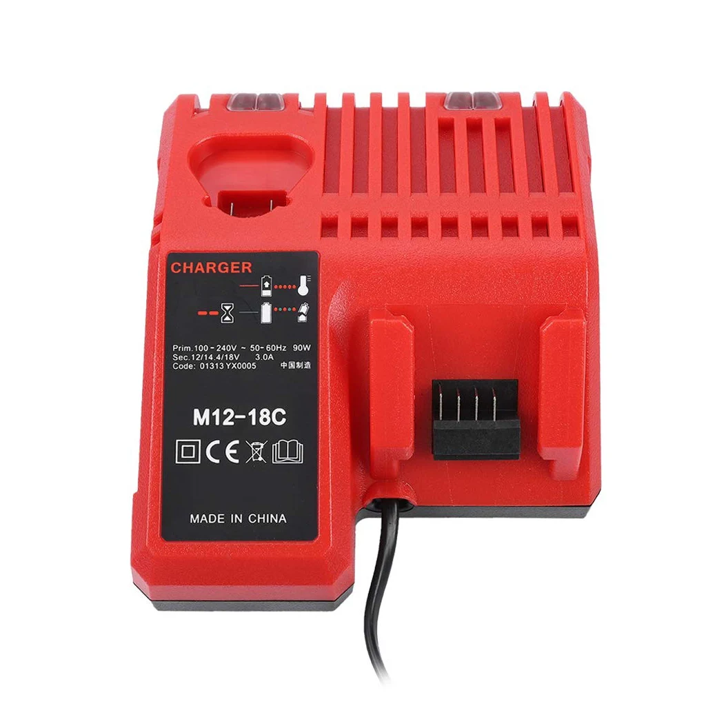 110-240V ионно-литиевая Батарея Зарядное устройство для M12 M18 48-11-1815 48-11-1828 48-11-2401 48-11-2402