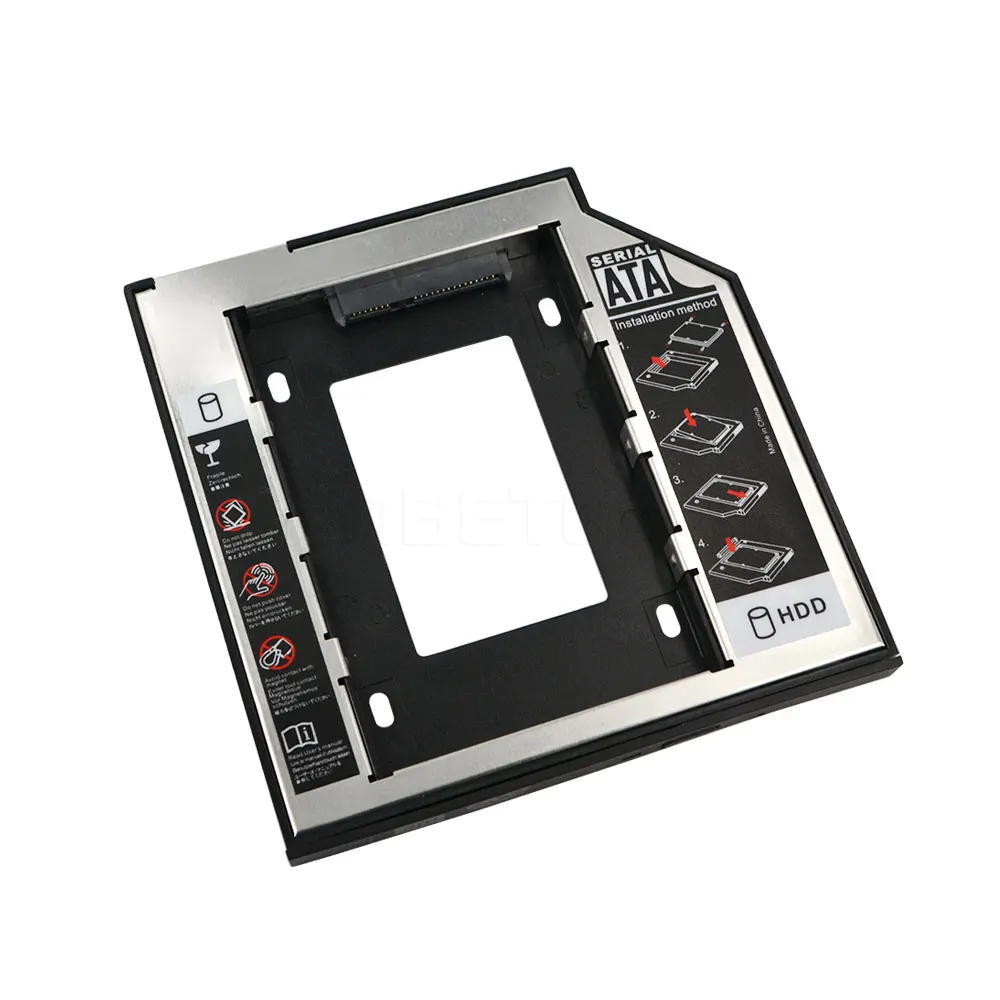 Универсальный жесткий диск kebidu 2 5 2nd 9 мм Ssd Hd SATA HDD Caddy Adapter Drive Bay 3 0 "чехол для SSD |