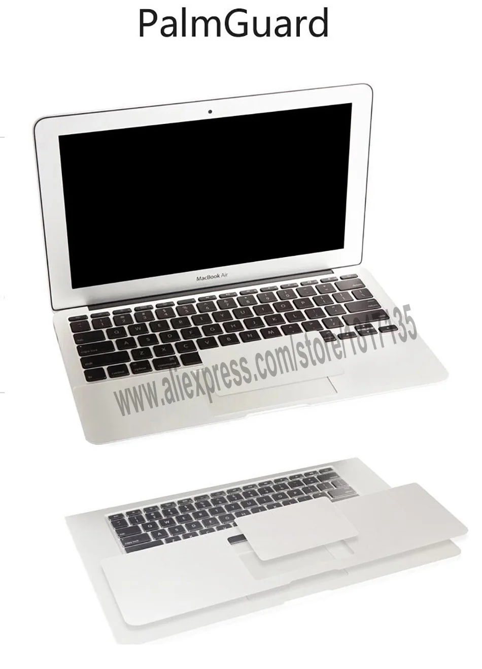 Охранники трек защитная пленка кожи наклейка для Mac MacBook Air Pro retina 11 12 13 15 Сенсорная панель Ультра тонкая пленка аксессуар: щит