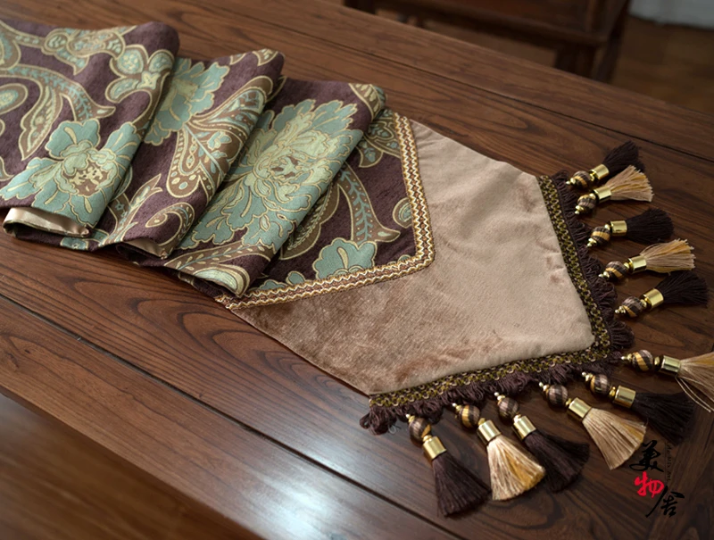 Скатерть в стиле ретро с орхидеей европейская вышивка свадебная комната диван