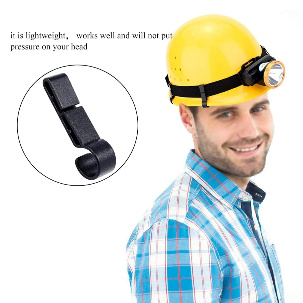 500 шт C Hardhat шлем фары зажимы крючки для шлема|Аксессуары колясок| |