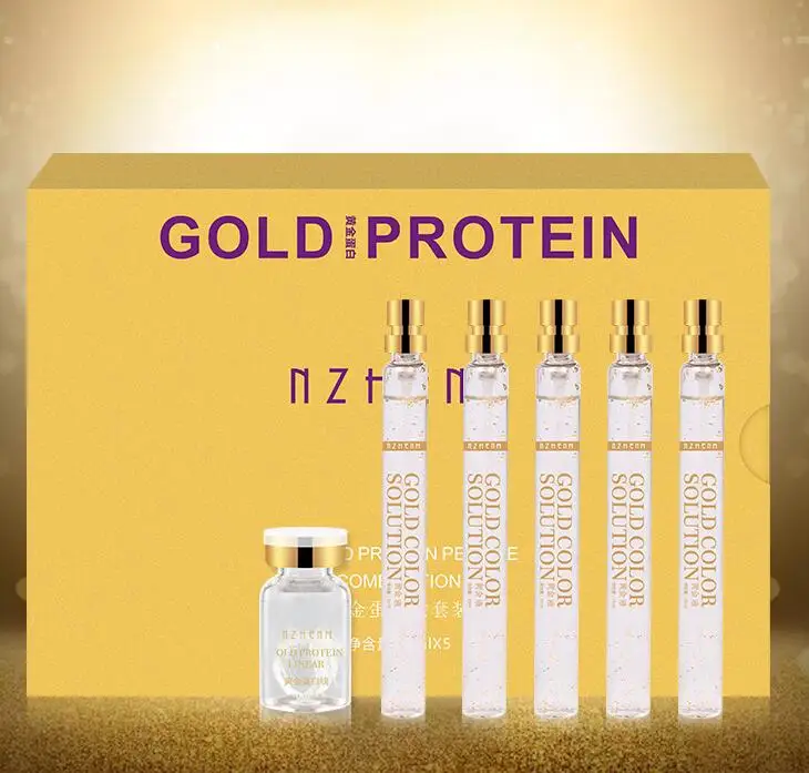 gold protein Экстракт золотого белка, гиалуроновая кислота, жидкий уход за кожей, бренд, увлажняющий, против морщин, против старения, омоложение - Номер модели: gold protein
