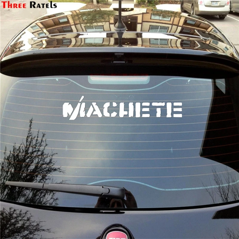 Three Ratels TZ-1167 10*48.5см 1-2 шт виниловые наклейки на авто machete наклейка на машину стикеры на автомобили